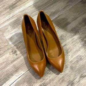 Aldo camel or tan, brown heels